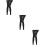 3Pièces Collants Femme Stretch Parfait Robe 9