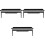 3Pièces Support Étagère Ajustable Pour Écran TV Ordinateur Noir 3