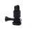 2Pièces Fixation Casque Aluminium Et ABS Noir Pour Caméra 9