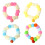 8Pièces Colliers Chat Élasticité Peluche Multicolore Pour Déguisement 9