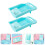 4Pcs Durable Blue Washboards Convenient Laundry Tool for Home Use 6