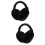 2Pièces Cache-Oreilles Unisexes Pliables, Et 7