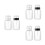6Pièces Flacons Pour Vernis Couleur Assortie Solides 10