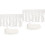 2Pièces Accessoire Dentelle Blanche DIY Couture Robe Table 4