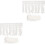 2Pièces Accessoire Dentelle Blanche DIY Couture Robe Table 3