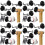 24Pièces Porte-Bâtons Baseball Mural Fer Noir Durable Usage 5