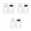 6Pièces Flacons Pour Vernis Couleur Assortie Solides 11