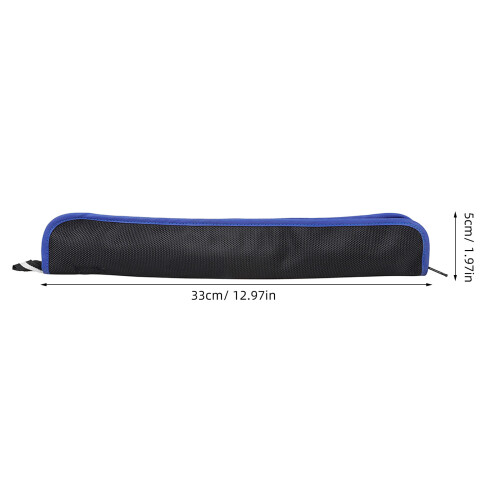 2Pièces Sac Flûte Main Noir Étanche Transport Sécurisé 1