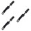 3Pièces Skewer Vélo Libération Rapide Aluminium Noir Usage Réparation 7