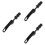 3Pièces Skewer Vélo Libération Rapide Aluminium Noir Usage Réparation 6