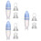 3Pièces Cuillères Bébé Silicone Squeeze Facile À Utiliser 7