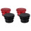 4Pièces Cache Allume-Cigare Auto Aluminium Durable Couleurs Simples 3