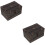 2Pièces Bois Vintage Café Pirate Pour 8