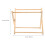 1Ensemble Porte-Revue En Bois Avec Structure Macramé Pour Décor 2