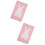 2Pièces Plaid Bébé Rose Tricot Pour Lit Voyage 7