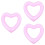 3Pièces Accessoires Piscine Gonflables Rose PVC Résistant 6