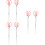 6Pièces Pinces Longues Assorties Pour Bbq Camping Feu De 7