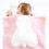 2Pièces Plaid Bébé Rose Tricot Pour Lit Voyage 9