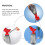 Rouge PP Portable Urinal Bébé Compact Usage Répété 3