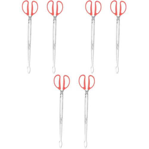 6Pièces Pinces Longues Assorties Pour Bbq Camping Feu De 2