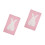 2Pièces Plaid Bébé Rose Tricot Pour Lit Voyage 4