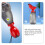 Rouge PP Portable Urinal Bébé Compact Usage Répété 4