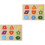 2Ensembles Puzzle Bois Éducatif Couleurs Assorties Jouet D'assemblage 3