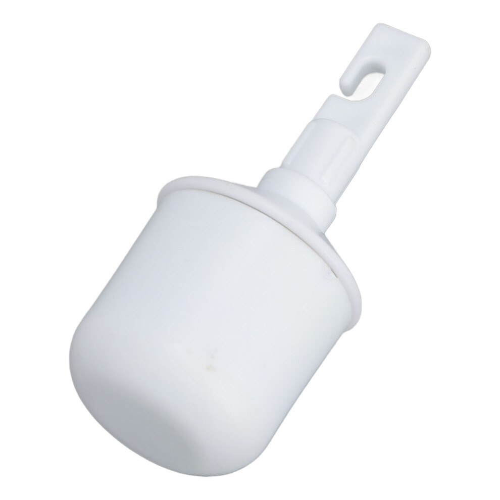 White Rolling Cane Tip Hook Style For Blind Walking Stick, Abs, Secure Grip