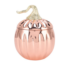Pumpkin-förmiges Edelstahl-Roségold-Weinglas 304 274g