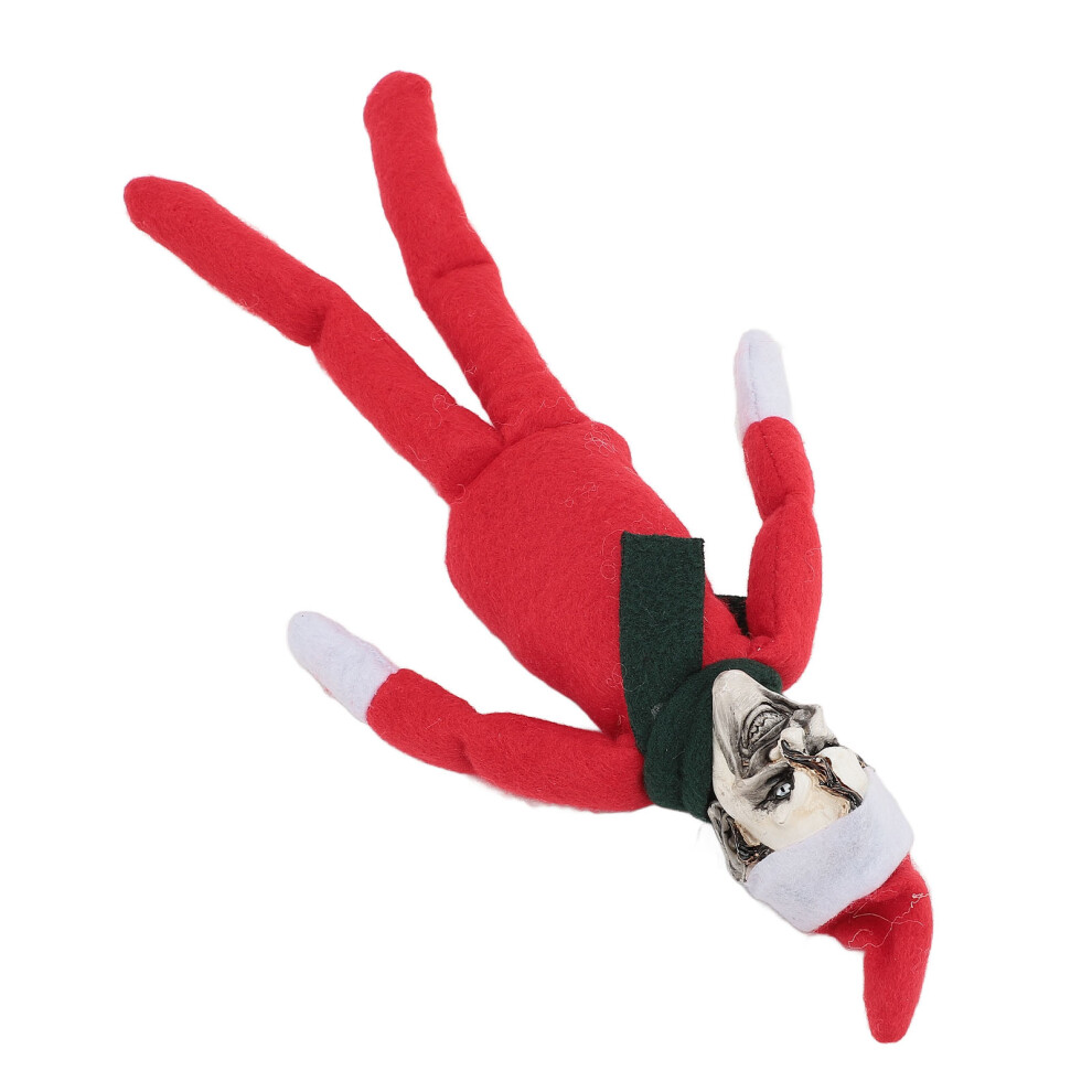 Festive Xmas Plush Doll Ornament for Tree Door Wall Bedside Fireplace