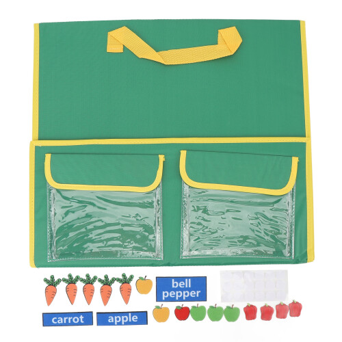 Gemüse Obst Filztafel Geschichten-Set Polyester 1