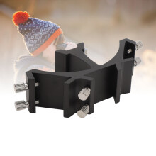 Montura de telescopio negra soporte para tres buscadores barra dovetail de metal macizo 3 ranuras