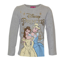 Disney Princess Girls Glitter Long-Sleeved T-Shirt