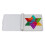 Tangram 7 pezzi 14,0x14,0x2,0 cm Multicolore 12