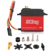 CNC Precision Digital Servo High Torque Stainless Steel Gear Waterproof Fast Response High Control Accuracy Anti Blocking Protection PWM Control