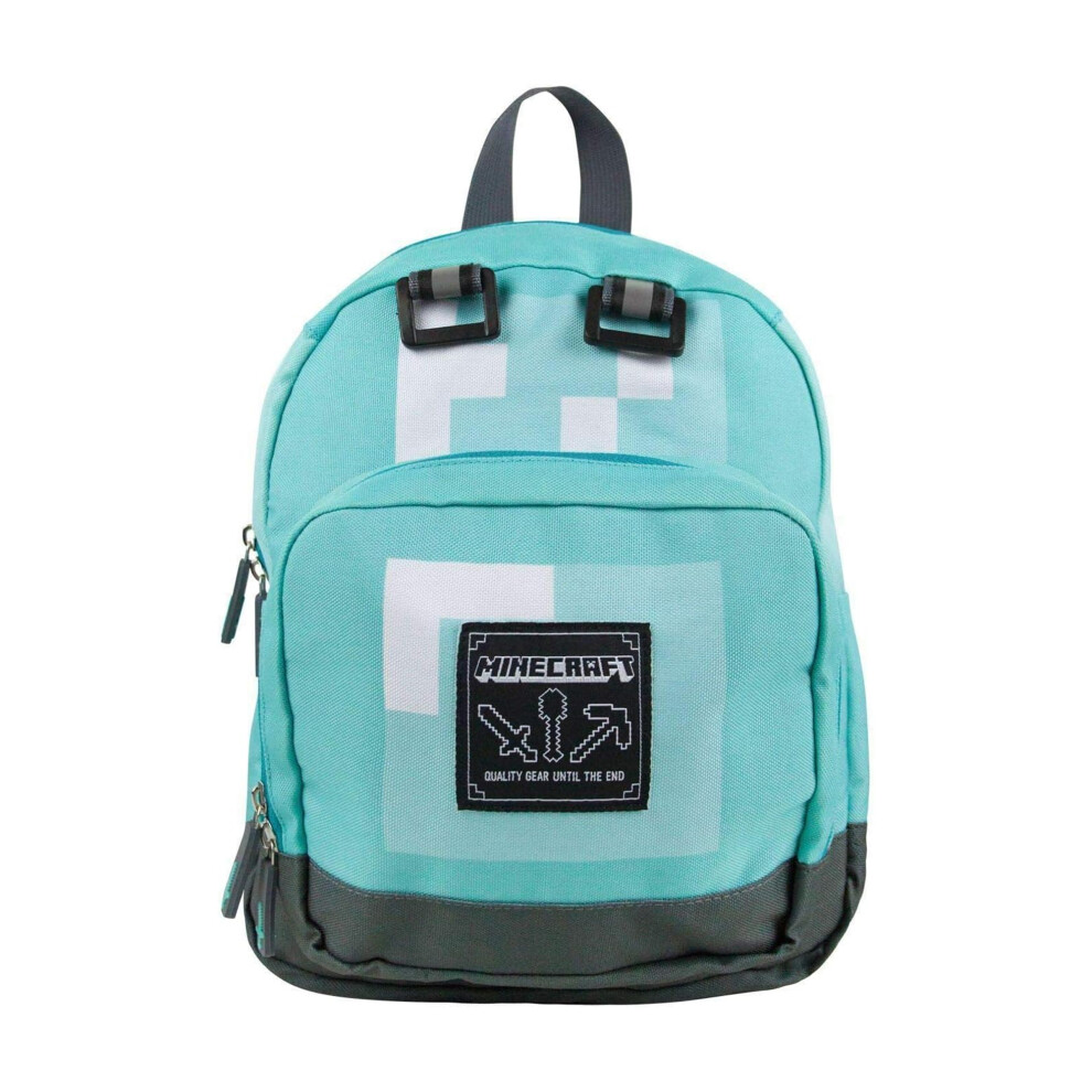 Minecraft Mini Diamond Backpack Blue