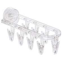 Durable Plastic Suction Clothes Rack Drying Rack-Clear