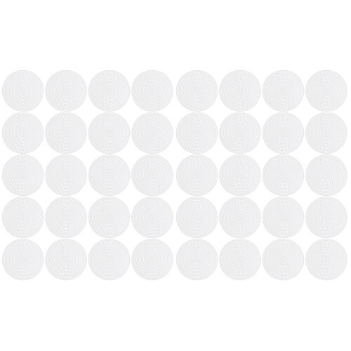 40Pièces Plaques Mesh Blanche Pour Couture DIY Accessoires 1