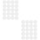 40Pièces Plaques Mesh Blanche Pour Couture DIY Accessoires 6