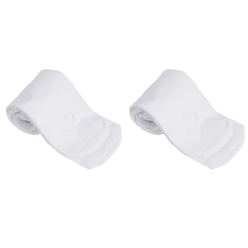 2Pièces Collants Blancs Extensibles Pour Cours De Danse Et Ballet 1