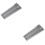 16Pièces Ensemble De Bits Acier Argent Réparation 8 Spécifications 6