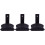 3Pièces Support Casque Gaming Noir Coussin Silicone Protecteur 4
