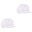 2Pièces Casquette Lavable Couvre-Cheveux Élastique Travail 3