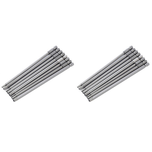 16Pièces Ensemble De Bits Acier Argent Réparation 8 Spécifications 1