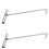 2Pièces Outil Levage Crochet T Inox Durable Usage Extérieur 5