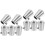 10Pièces Accessoires Inox Main Courante Argenté Élégance 7