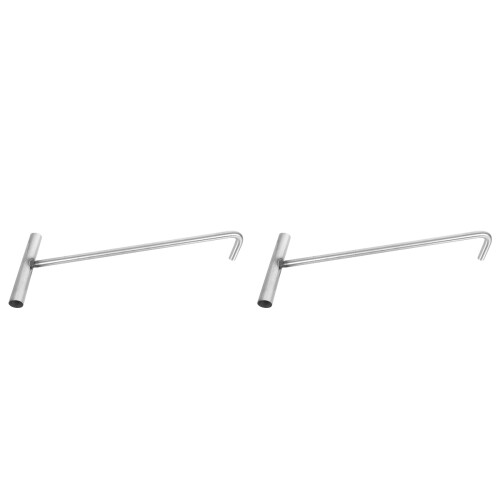 2Pièces Outil Levage Crochet T Inox Durable Usage Extérieur 1