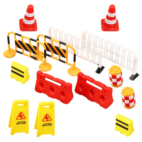 56Pièces Jouets Routière Miniature Pour Jeux D'enfants