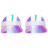 2Pièces Visor Enfants Multicolores Respirant Et Élastique 5