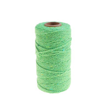 3Pièces Corde Tissée Verte 2Mm Coton Pour Suspension Déco Murale